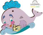UgearsModels Balena - Puzzle 3D de colorat pentru copii (UG 4820184120365)