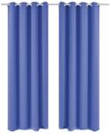 vidaXL Draperii opace cu ocheți metalici, 2 buc, albastru, 135x245 cm (132211)