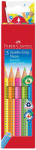 Faber-Castell Faber-Castell: GRIP Jumbo Neon színesceruza készlet - 5db (110994) - jatekshop