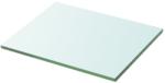 vidaXL Raft din sticlă transparentă, 20 x 25 cm (243805) Raft