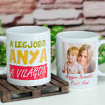  A legjobb anya' - fényképes bögre