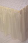  Krém dekorselyem asztalszoknya - 450 cm széles, 75 cm magas