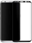  Temp-glass473 Samsung Galaxy S8 Plus fekete 3D-teljes (körbe ragasztó) lefedettséget biztosító Karcálló, ütésálló kijelzővédő üvegfólia, 9H tempered glass, törlőkendővel (Temp-glass473)