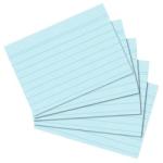 Herlitz Kartoték kártya A7/100 ív, vonalas kék (10836237)