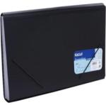 EAGLE Harmonika Mappa 12 Részes Gumis Fekete