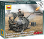 Zvezda Easy Kit German Anti-Aircraft Gun with Crew 1:72 (6117)