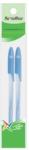 FlexOffice Golyóstoll, 0, 3 mm, 2 db/bliszter, kupakos, FLEXOFFICE "Candee", kék (FOGT027BLK) - tutitinta