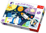 Trefl Ablak nyitós puzzle - Űrben 36 db-os (14272)