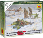 Zvezda Soviet Machinegun with Crew Winter Uniform 1:72 (6220)