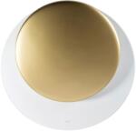 Sirius Hota decorativa de perete Sirius SLTC 94 ECLIPSE-WHITE+GOLD, 80 cm, 750 m3/h, sticla+ceramica, alb/auriu Hota