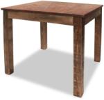 vidaXL Masă de bucătărie din lemn masiv reciclat, 82 x 80 x 76 cm (244495) - vidaxl