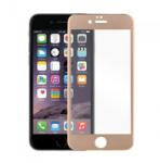 Astrum PG370 Apple iPhone 6 Plus / 6S Plus fémkeretes üvegfólia arany 9H 0.33MM (csak a sík felületet védi) - gegestore