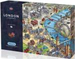 Gibsons London Landmarks 1000 db-os (7066)