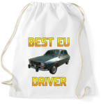 printfashion PUBG - Best EU Driver - Sportzsák, Tornazsák - Fehér (874552)