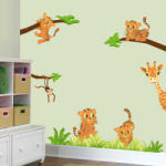 BeKid Stickere perete copii Tigrisori - 110 x 105 cm