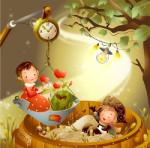 BeKid Tablou canvas Veselie - 40 x 40 cm