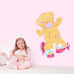 BeKid Stickere perete copii Ursulet dansator - 59 x 80 cm