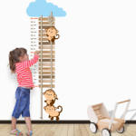 BeKid Stickere perete copii Monkeys - 60 x 182 cm