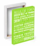BeKid Tablou canvas Reguli de joaca VERDE - 35 x 50 cm