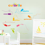 BeKid Stickere perete copii Creioanele Magice - 120 x 30 cm