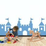 BeKid Stickere perete copii Fortress - 290 x 100 cm
