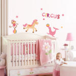 BeKid Stickere perete copii Circ vesel - 134 x 70 cm