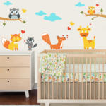 BeKid Stickere perete copii Prin padure - 215 x 110 cm