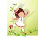 BeKid Tablou canvas Bianca - 40 x 40 cm