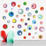 BeKid Stickere perete copii Bulinele Jucause - 120 x 83 cm