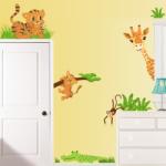 BeKid Stickere perete copii Animalute - 135 x 140 cm