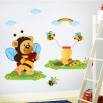 BeKid Sticker decorativ Micul Pofticios - 120 x 59 cm