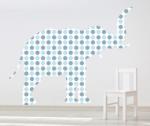 BeKid Sticker decorativ Giant Elephant pentru baietei - 121 x 96 cm