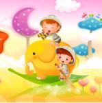 BeKid Tablou canvas Safari - 40 x 40 cm