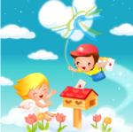 BeKid Tablou canvas Postasul - 40 x 40 cm