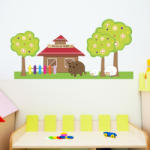 BeKid Stickere perete copii Ferma - 164 x 80 cm