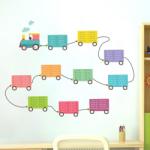 BeKid Sticker decorativ Trenuletul te Invata sa Inmultesti - 240 x 180 cm