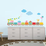 BeKid Stickere perete copii Locomotiva - 100 x 32 cm