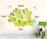 BeKid Sticker decorativ Romania in culori - 100 x 69 cm