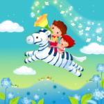 BeKid Tablou canvas Muzica in natura - 40 x 40 cm