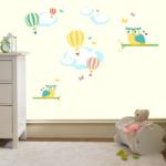 BeKid Stickere perete copii Balonase - 154 x 80 cm