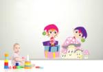 BeKid Sticker decorativ Spiridusi - 130 x 94 cm