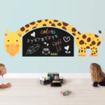 BeKid Stickere perete copii Tabla de scris Girafa cu gat lung