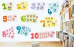 BeKid Sticker decorativ Numere Vesele - 90 x 59 cm