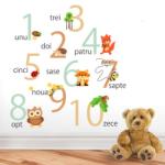 BeKid Sticker decorativ Padurea cu Numere - 116 x 33 cm