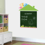 BeKid Stickere perete copii Casuta scolarului - 90 x 136 cm