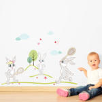 BeKid Stickere perete copii Iepurila - 188 x 110 cm