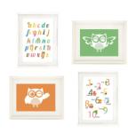 BeKid Set tablouri cu rama Bufnite istete