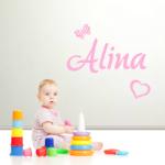 BeKid Sticker nume fetita - 40 x 60 cm