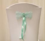  székhuzat dísz csipke, menta ( 20*30 cm)
