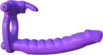Pipedream Fantasy C-Ringz Silicone Double Penetrator Rabbit Purple